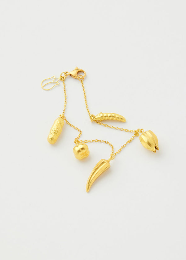 Pippa Small 18kt Gold PSTM Myanmar Earths Cornucopia Bracelet