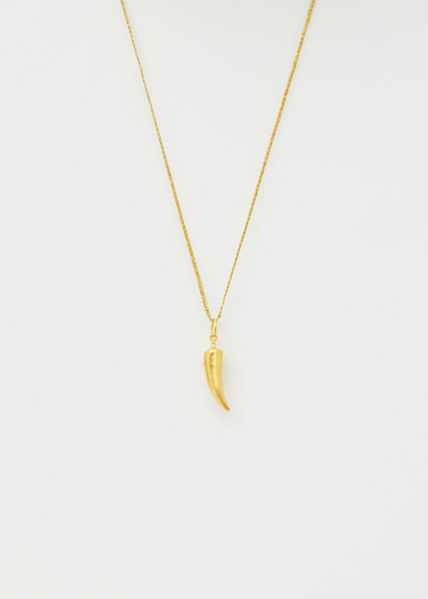 Pippa Small 18kt Gold PSTM Myanmar Earths Cornucopia Small Chilli Pendant