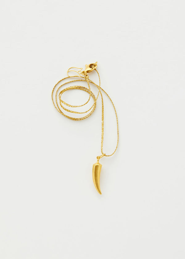 pippa small 18kt Gold PSTM Myanmar Earths Cornucopia Small Chilli Pendant
