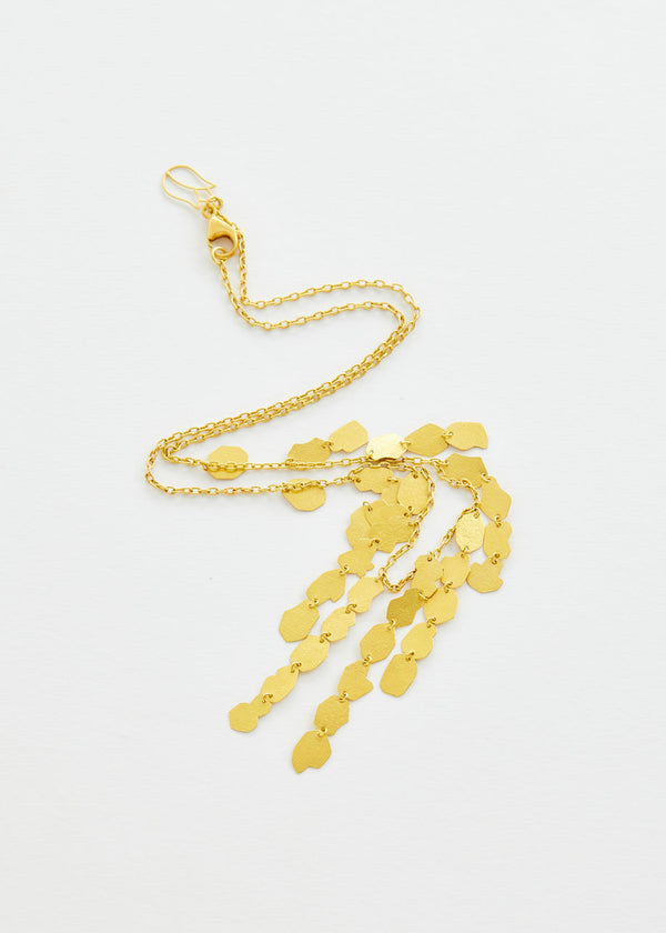 Pippa Small 18kt Gold PSTM Myanmar Kan Pyramid Necklace