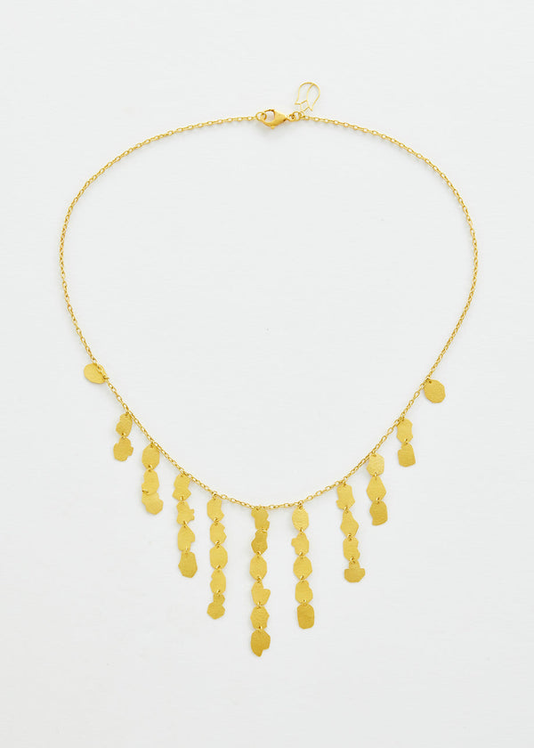 pippa small 18kt Gold PSTM Myanmar Kan Pyramid Necklace