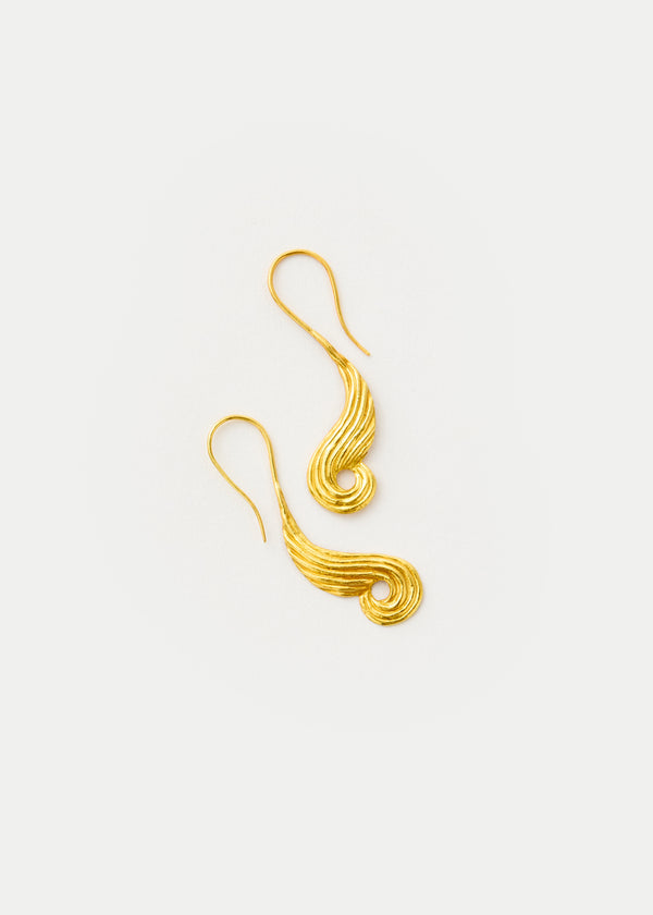 Pippa Small 18kt Gold PSTM Myanmar Poseidon's Waves Earrings