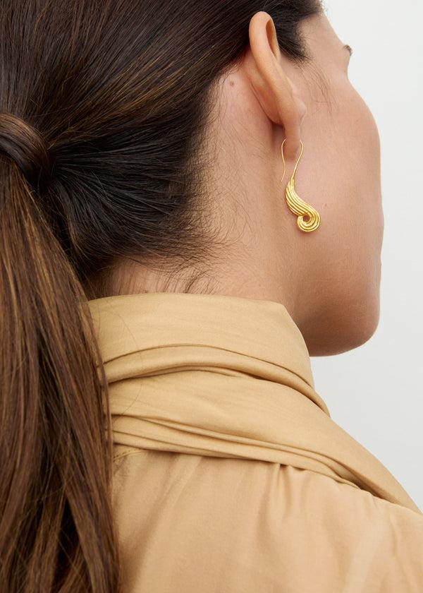 Pippa Small 18kt Gold PSTM Myanmar Poseidon's Waves Earrings