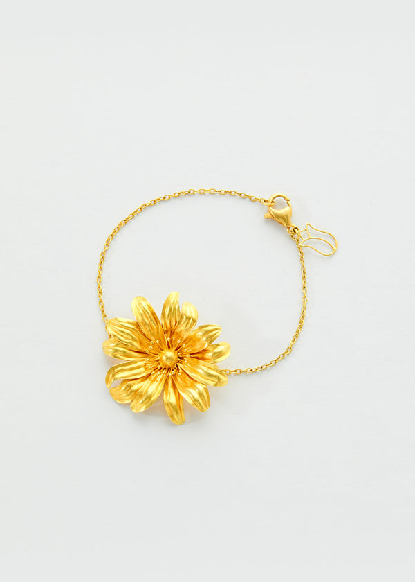 pippa small 18kt Gold PSTM Myanmar Secret Garden Small Magnolia Bracelet