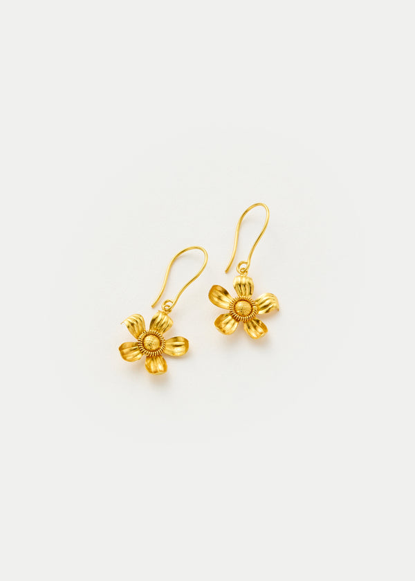 Pippa Small 18kt Gold PSTM Myanmar Tiny Chamka Earrings