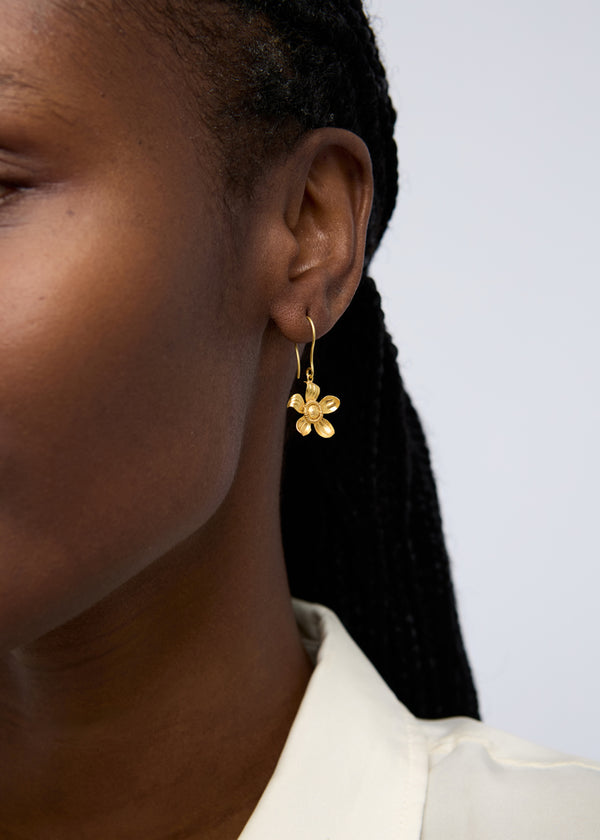 Pippa Small 18kt Gold PSTM Myanmar Tiny Chamka Earrings