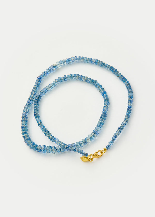 Pippa Small 18kt Gold Sapphire Thick Beaded Necklace