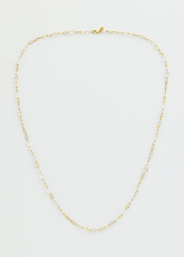 pippa small 18kt Gold Theia Mixed Stones Long Necklace