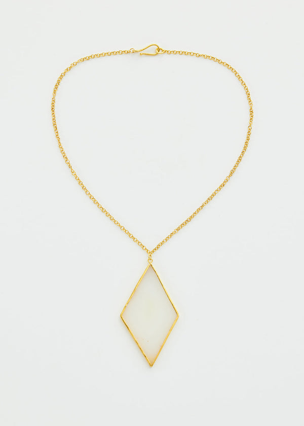 pippa small 18kt Gold Vermeil PSTM Afghanistan Agate Bamyan Large Pendant Necklace