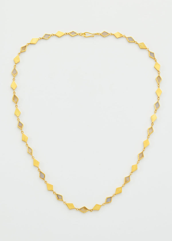 pippa small 18kt Gold Vermeil PSTM Afghanistan Agate Bamyan Single Line Necklace