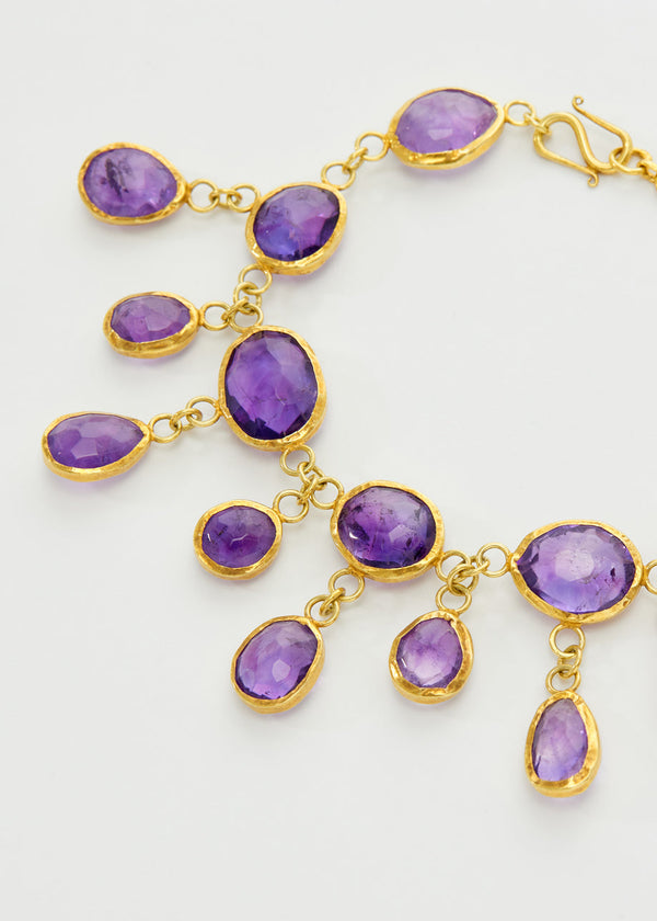 Pippa Small 18kt Gold Vermeil PSTM Afghanistan Amethyst Shah Bracelet