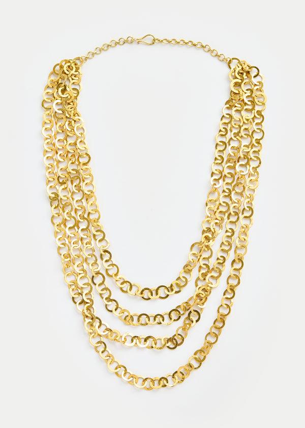 pippa small 18kt Gold Vermeil PSTM Afghanistan Aryub Necklace