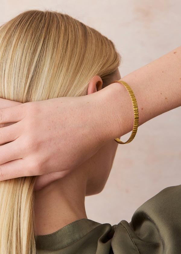 Pippa Small 18kt Gold Vermeil PSTM Afghanistan Ayeda Bangle