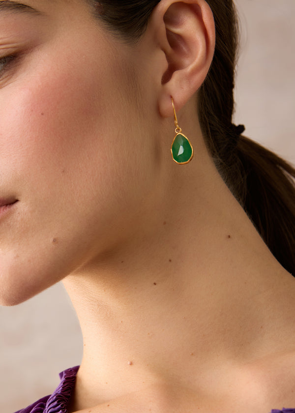 Pippa Small 18kt Gold Vermeil PSTM Afghanistan Barekzai Maryam Single Drop Earrings