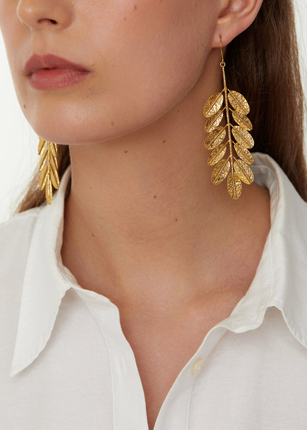 Pippa Small 18kt Gold Vermeil PSTM Afghanistan Bumi Earrings