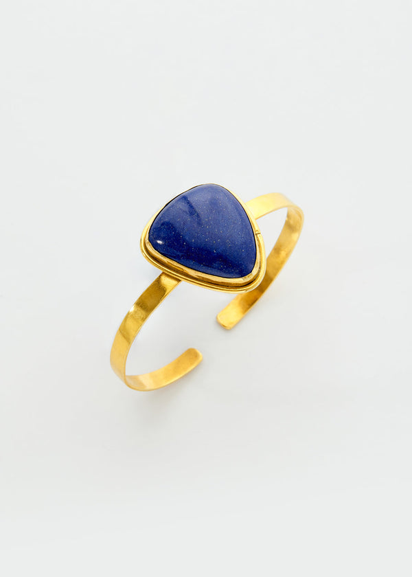 Pippa Small 18kt Gold Vermeil PSTM Afghanistan Lapis Mahwash Cuff