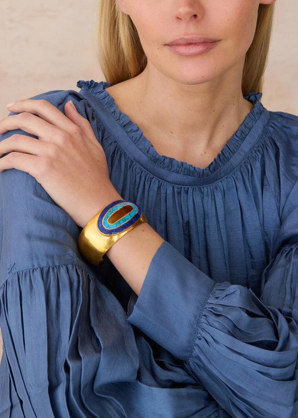 Pippa Small 18kt Gold Vermeil PSTM Afghanistan Marina Cuff