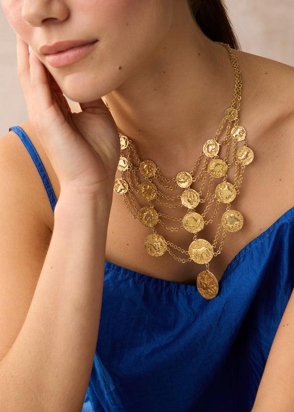 Pippa Small 18kt Gold Vermeil PSTM Afghanistan Nafisa Necklace