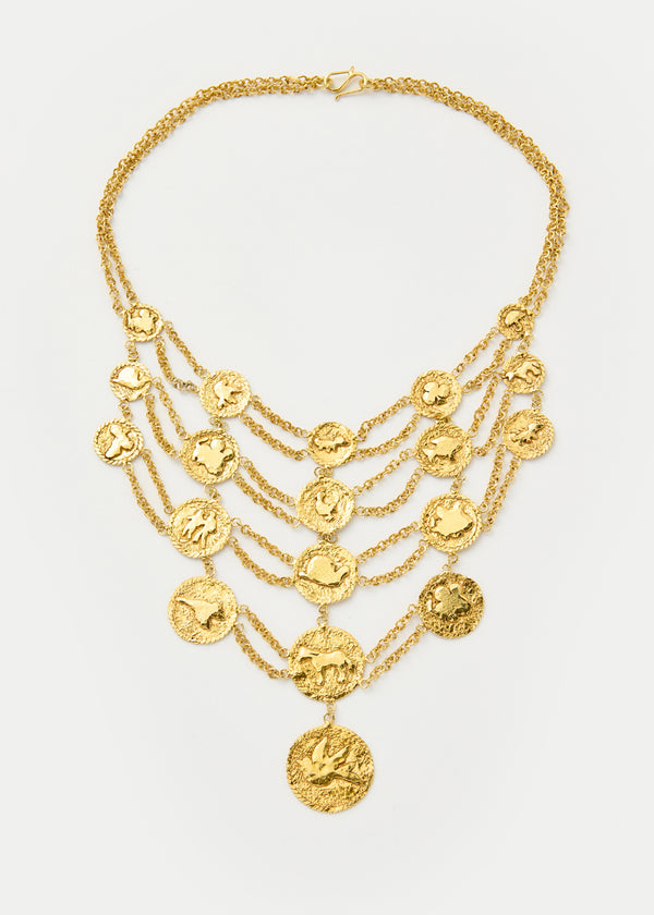 pippa small 18kt Gold Vermeil PSTM Afghanistan Nafisa Necklace