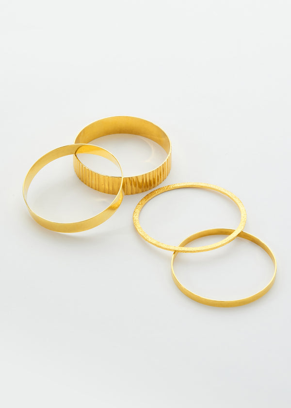 Pippa Small 18kt Gold Vermeil PSTM Afghanistan Omeen Bangle