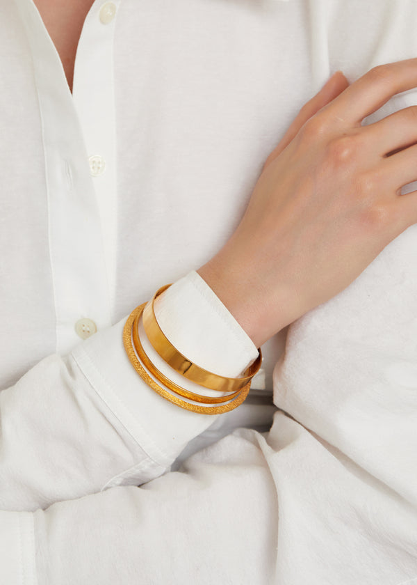 Pippa Small 18kt Gold Vermeil PSTM Afghanistan Omeen Bangle