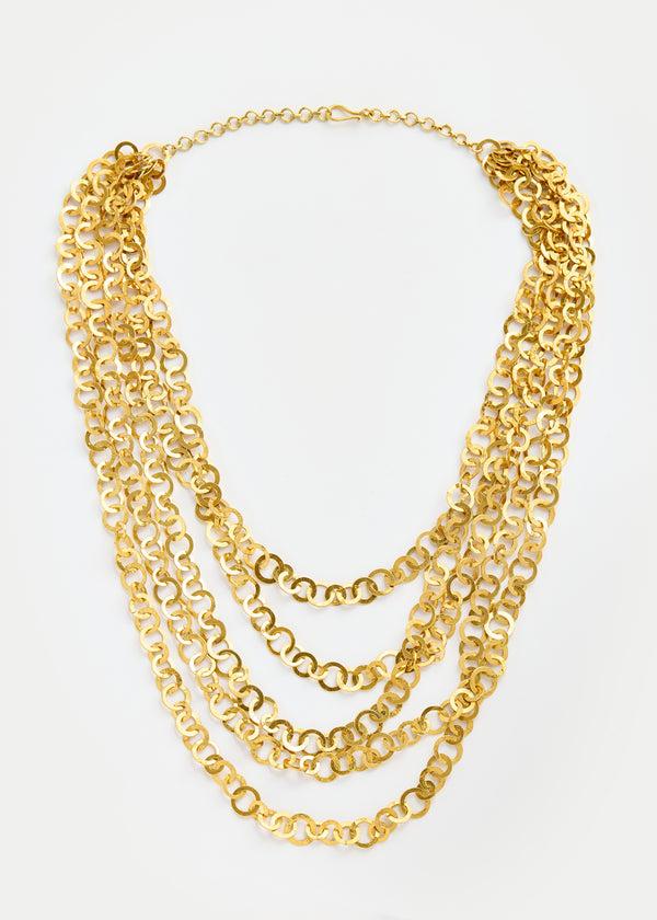 pippa small 18kt Gold Vermeil PSTM Afghanistan Rumee Necklace