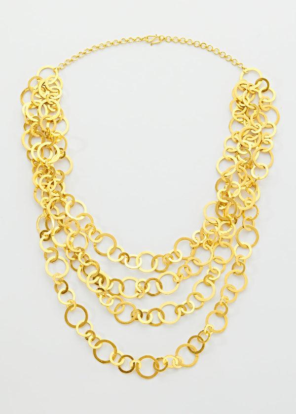pippa small 18kt Gold Vermeil PSTM Afghanistan Waseel Necklace