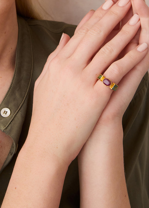 Pippa Small 18kt Gold Vermeil PSTM Afghanistan Zohra Ring