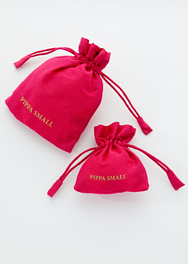 Pippa Small 18kt Gold Vermeil PSTM Jordan Sahlan Square Turquoise Enamel Pendant On Cord