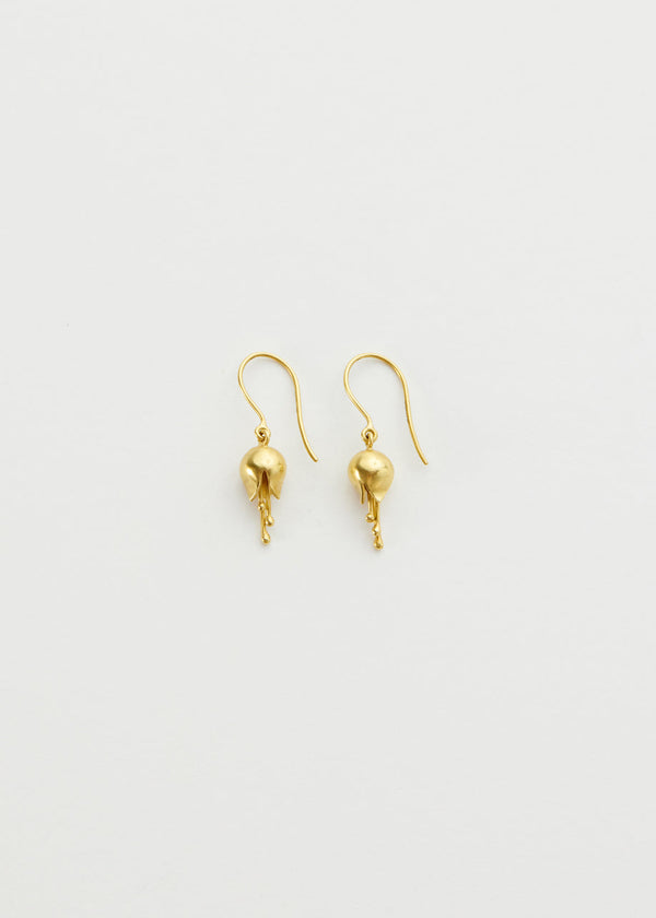 pippa small 18kt Gold Bluebell Earrings