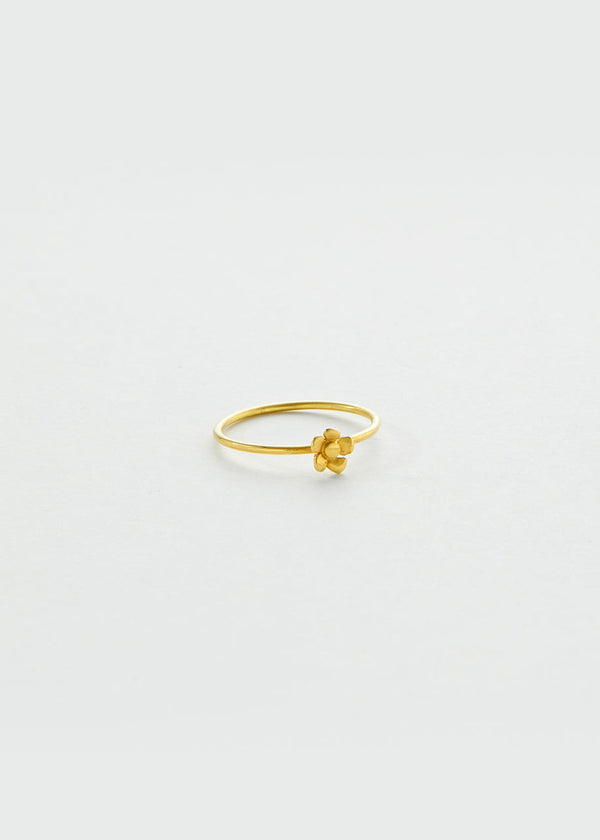pippa small 18kt Gold Daisy Flower Ring
