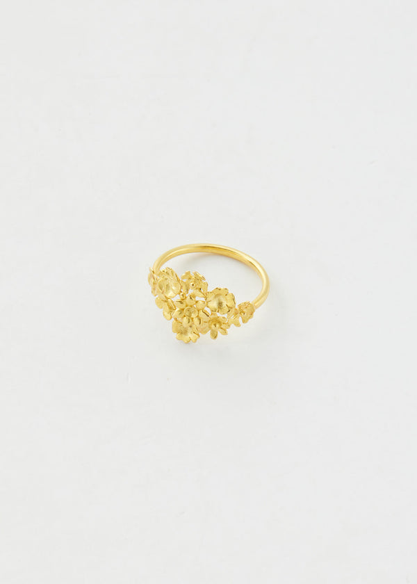 Pippa Small 18kt Gold Flower Cluster Ring