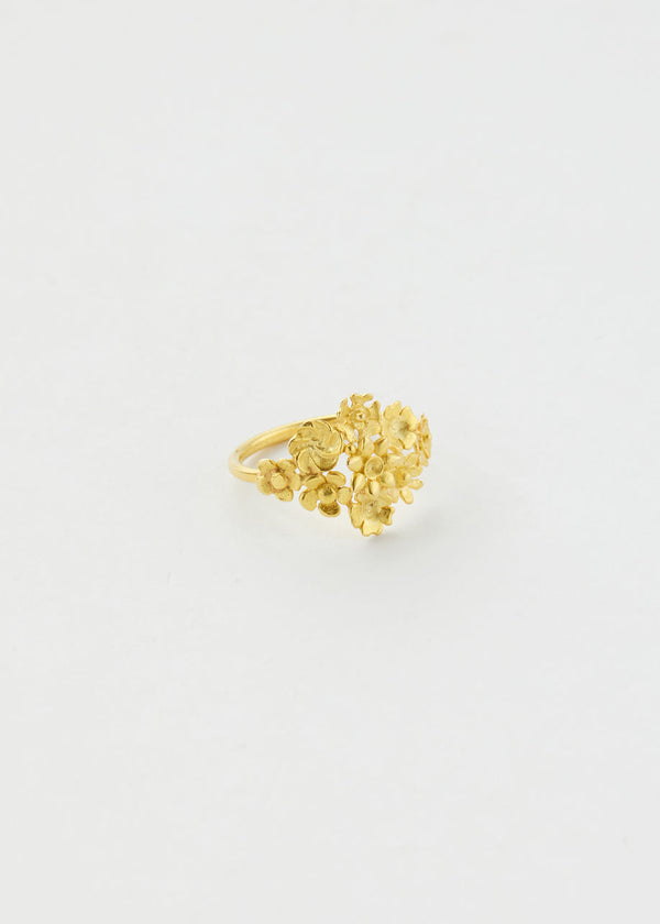 pippa small 18kt Gold Flower Cluster Ring