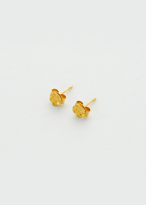 Pippa Small 18kt Gold Flower Studs