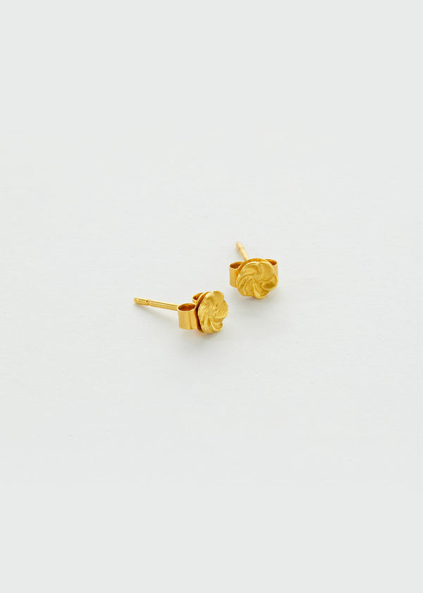 pippa small 18kt Gold Flower Studs
