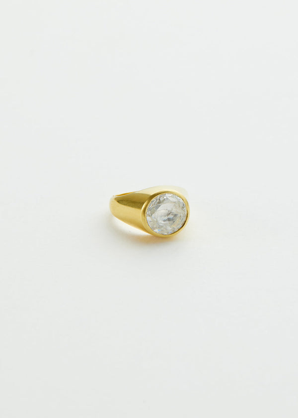 Pippa Small 18kt Gold Helios Diamond Ring