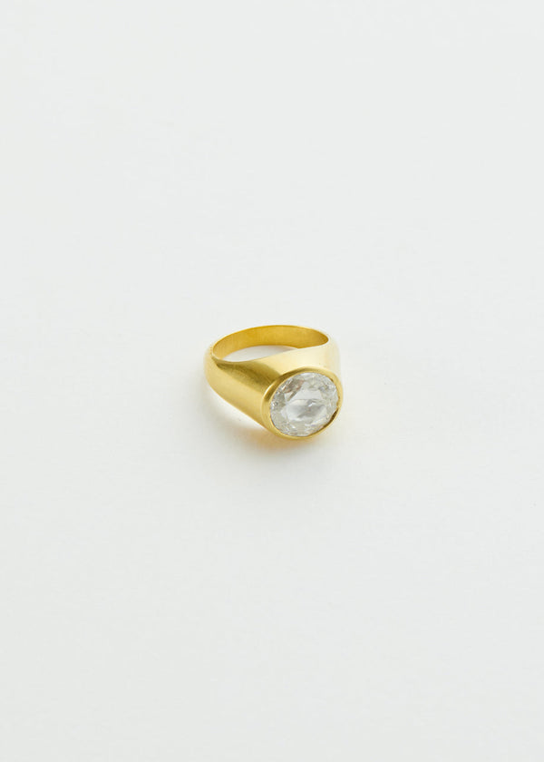 Pippa Small 18kt Gold Helios Diamond Ring
