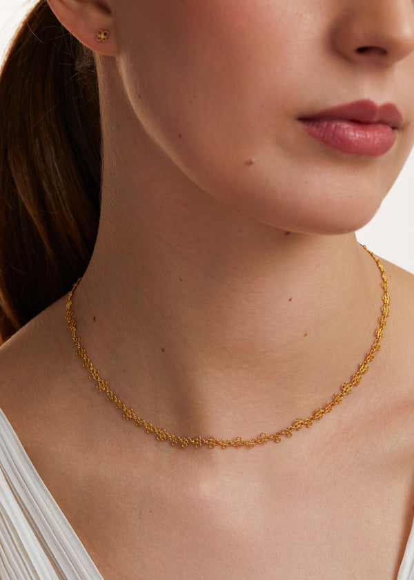 Pippa Small 18kt Gold Marigold Necklace