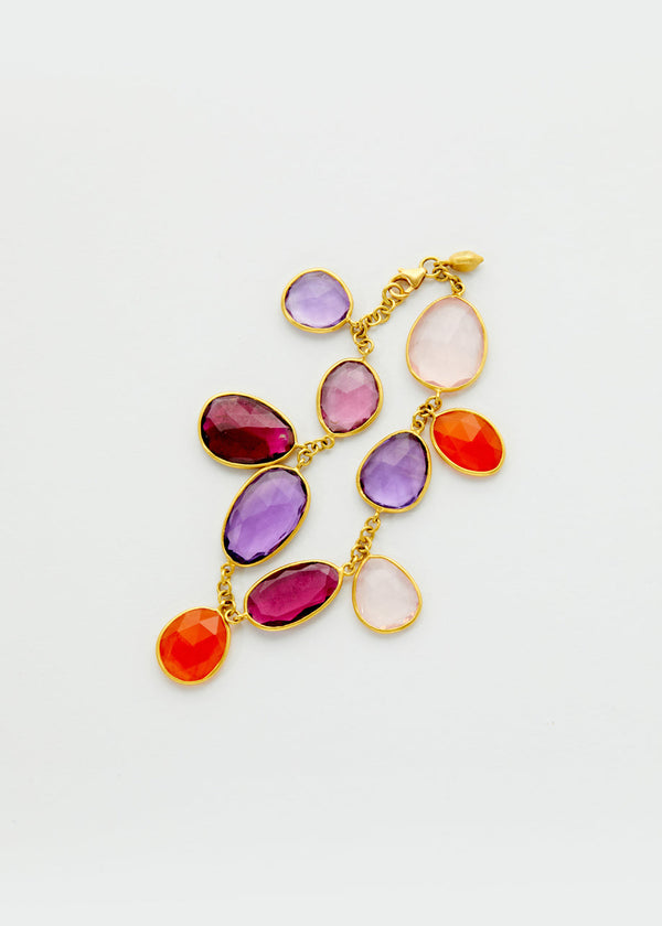 Pippa Small 18kt Gold Mixed Stones Bracelet