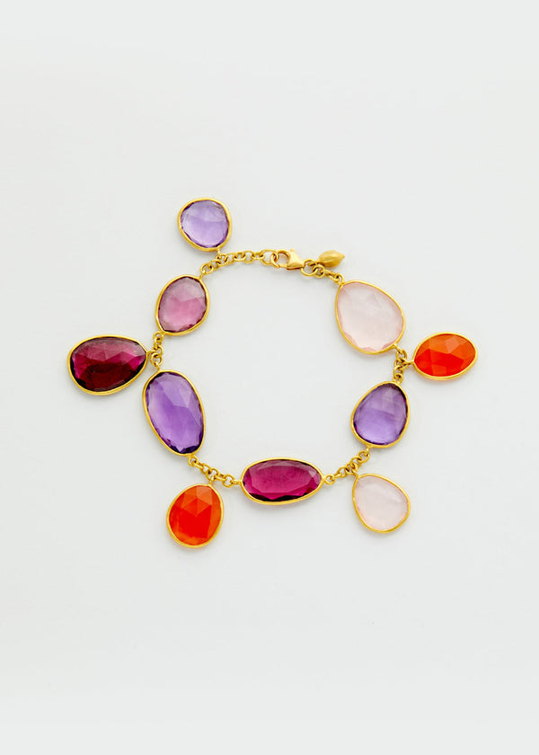 pippa small 18kt Gold Mixed Stones Bracelet