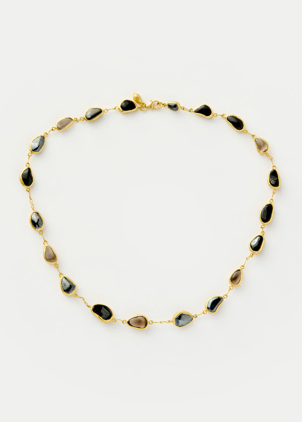 pippa small 18kt Gold Night Full Stone Necklace
