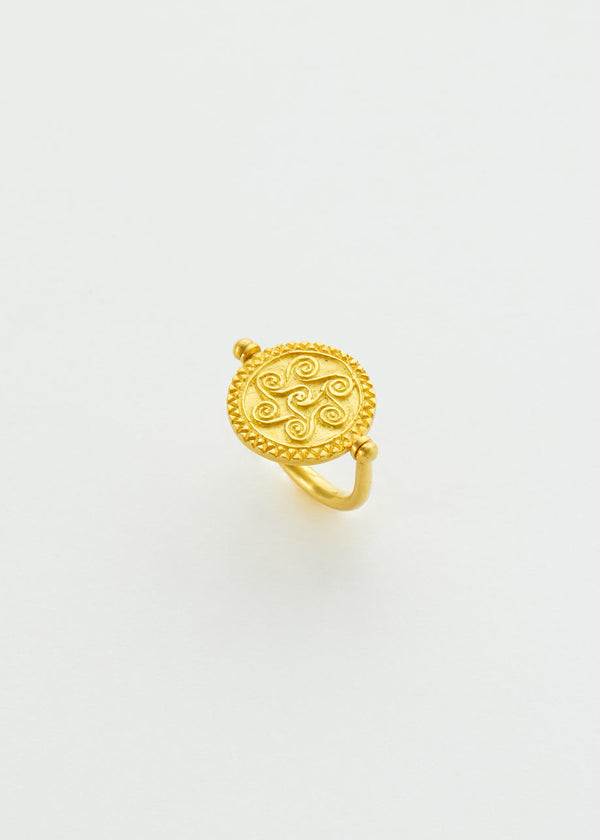 pippa small 18kt Gold Nila Swivel Ring