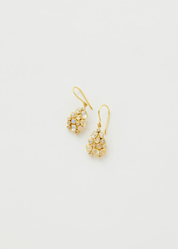 Pippa Small 18kt Gold Theia Cluster Earrings