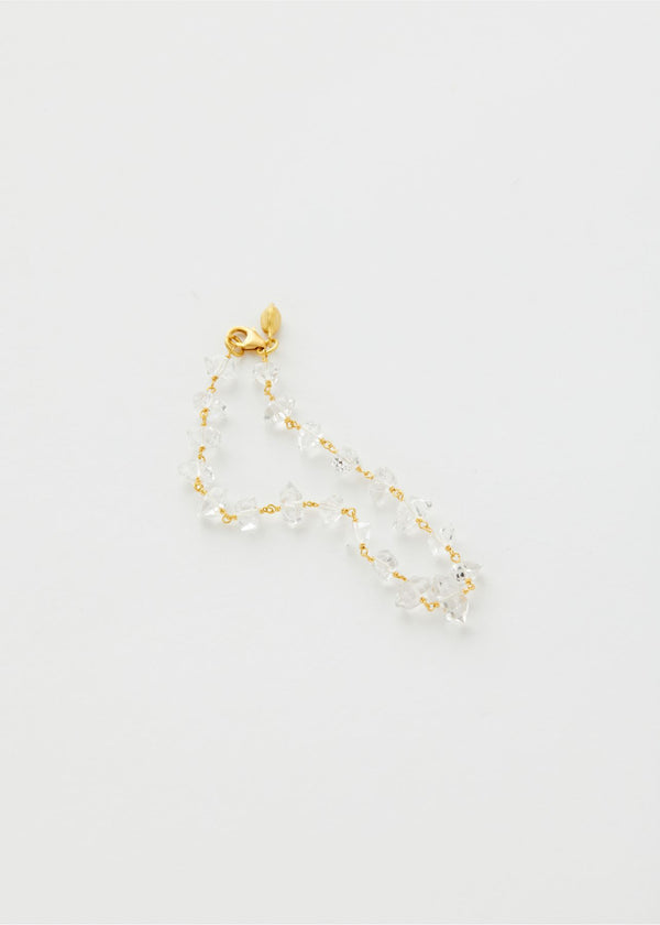 Pippa Small 18kt Gold Theia Herkimer Bracelet