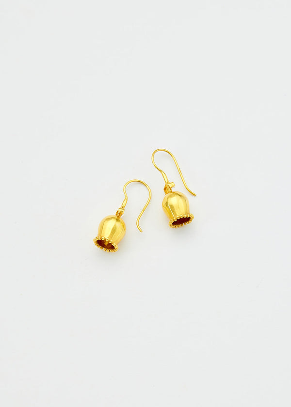 pippa small 18kt Gold Tulip Earrings