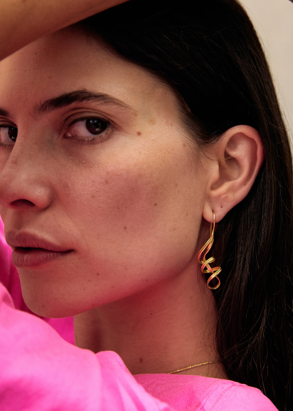 Pippa Small 18kt Gold Zen Rocks Earrings