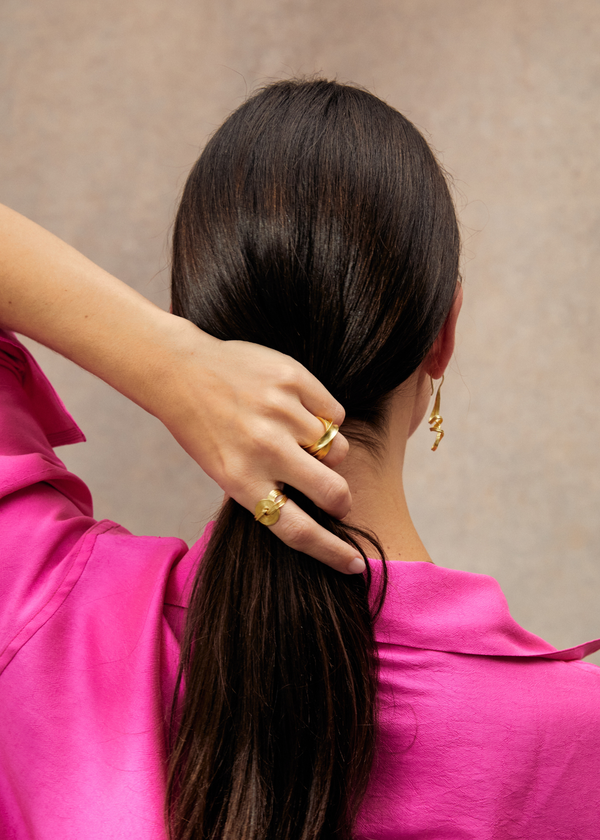 pippa Small 18kt Gold Zen Rocks Ring