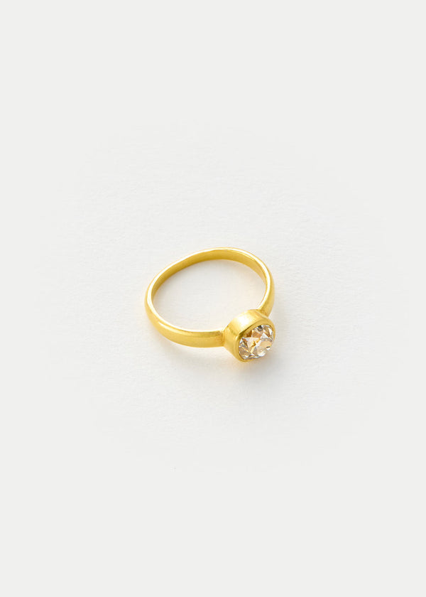 Pippa Small 22kt Gold Diamond Greek Ring