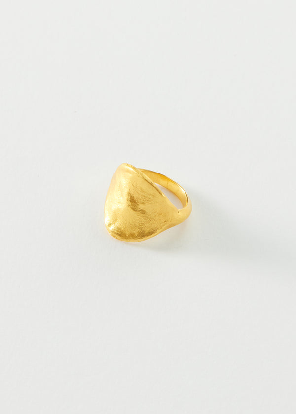 pippa small 22kt Gold Eye Ring