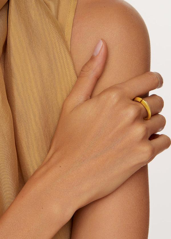 Pippa Small 22kt Gold Midas Ring